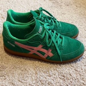 Asics Emerald and Rose Athletic Shoes
